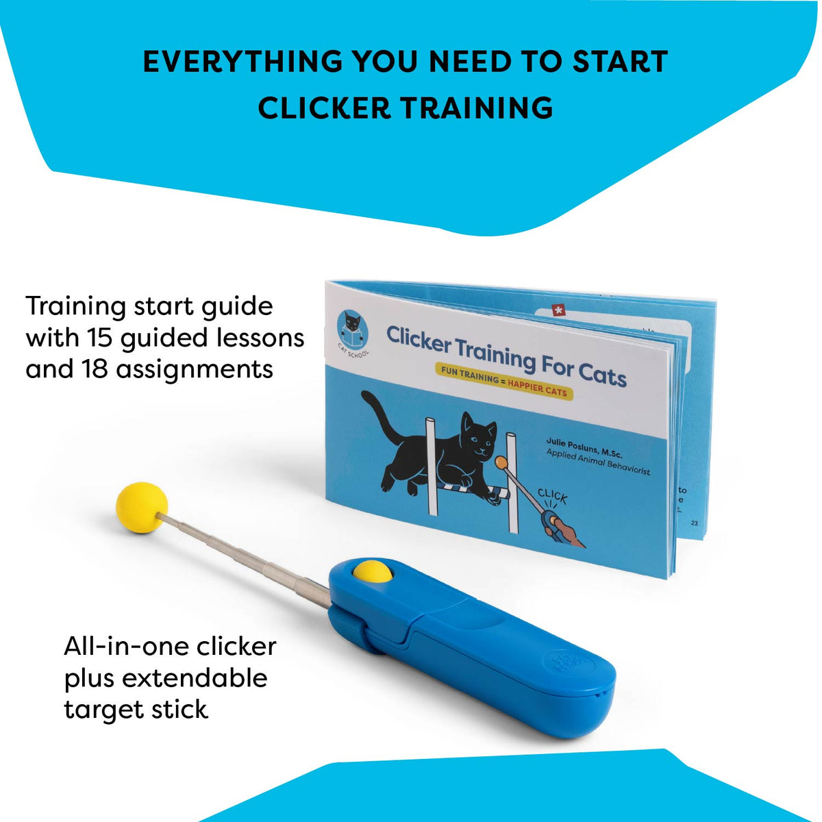 Cat School's Cat Clicker Training Tools