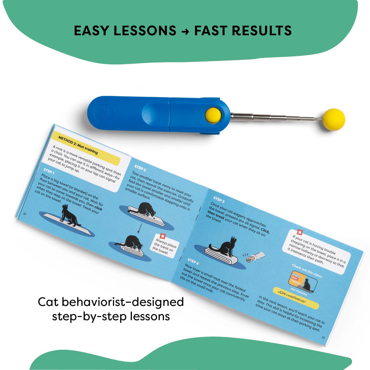 Cat School's Cat Clicker Training Tools